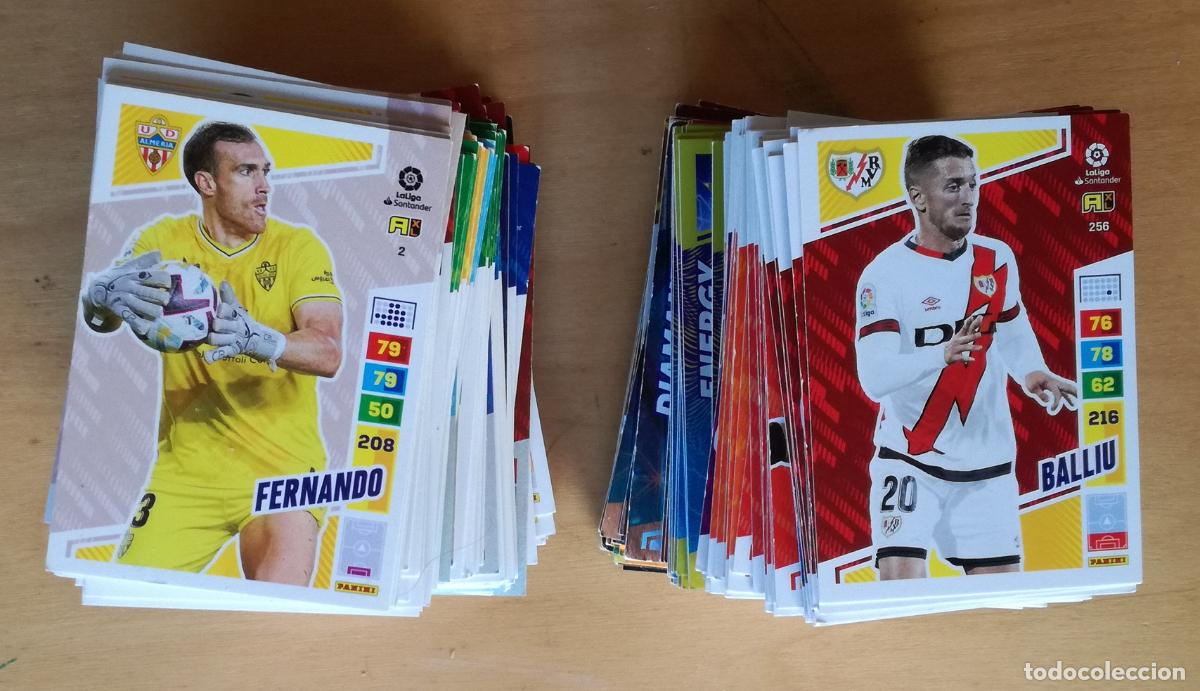 Cromos de Futebol: Lote de 207 cromos del album Adrenalyn, Temporada 2022-23; Panini - Todos diferentes