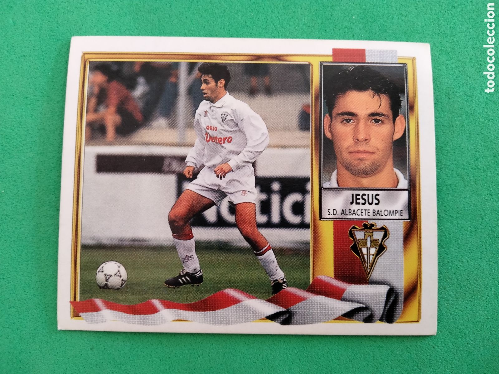 Cromos de f&uacute;tbol: JESUS ALBACETE EDICIONES ESTE 95 96 1995 1996 NUEVO SIN PEGAR CROMO FUTBOL