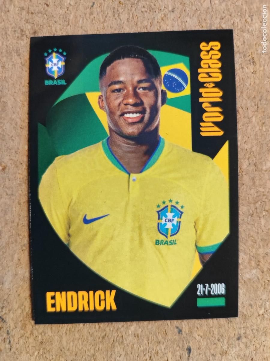 Fu&szlig;ball-Sticker: WORLD CLASS 2024 STICKER ENDRICK BRASIL #54 PANINI THE GAME CHANGERS