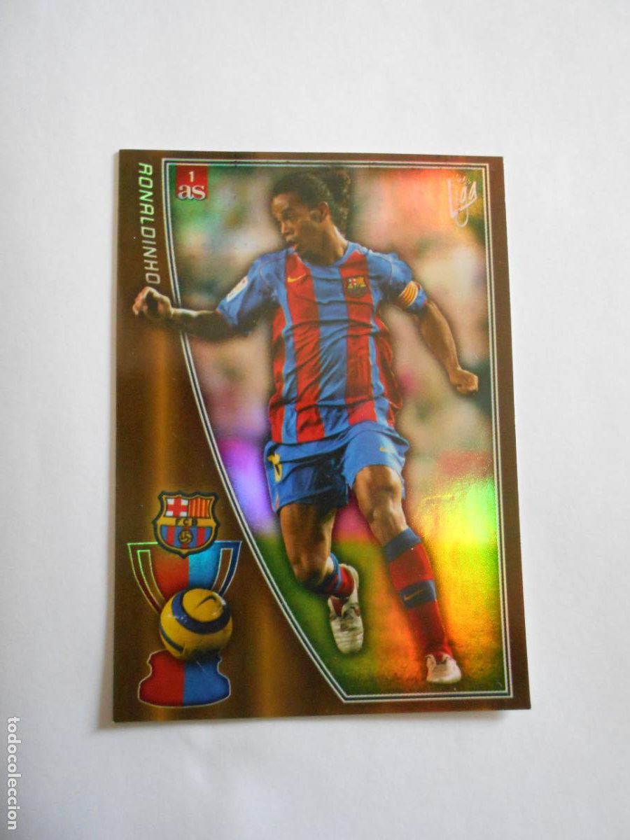 ronaldinho fc barcelona crack 161 las fichas de - Acheter Cartes à échanger anciennes et trading cards sur todocoleccion