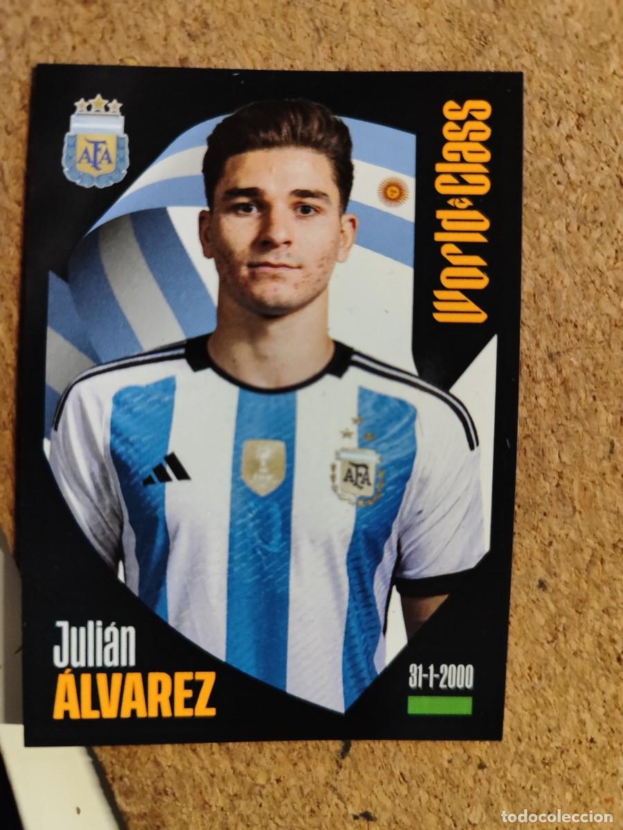 Football Stickers: WORLD CLASS 2024 STICKER JULIAN ALVAREZ ARGENTINA #169 PANINI THE GAME CHANGERS