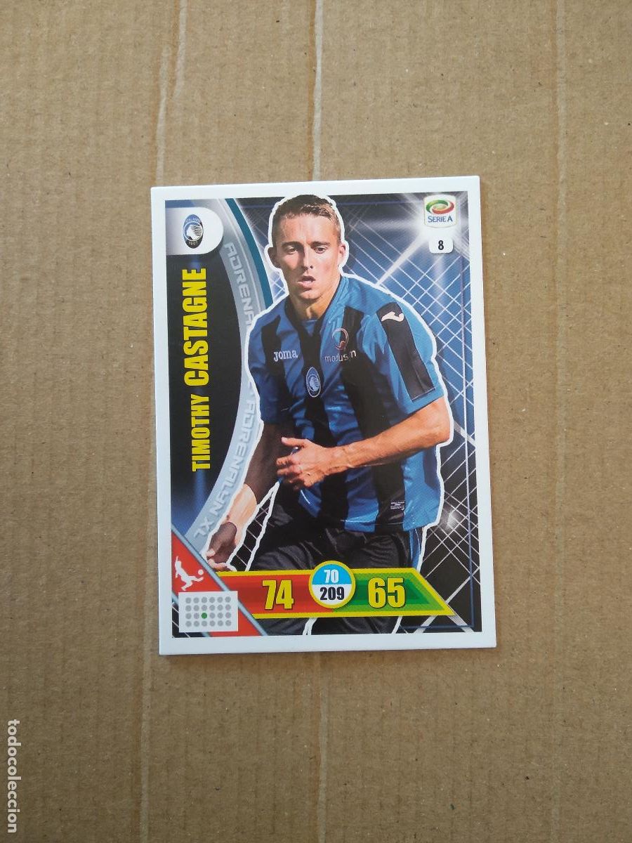 Cromos de F&uacute;tbol: 8 CASTAGNE ATALANTA CROMO FUTBOL PANINI LIGA ITALIA 2017-2018 CALCIATORI ADRENALYN 17-18