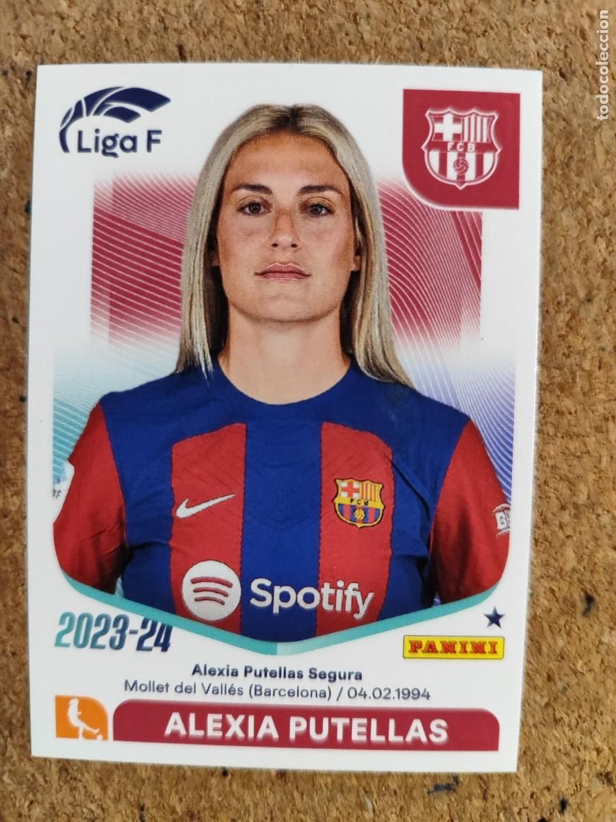 Cromos de f&uacute;tbol: LIGA F ( FEMENINA) 2023/24 STICKER ALEXIA PUTELLAS FC BARCELONA # 56 PANINI