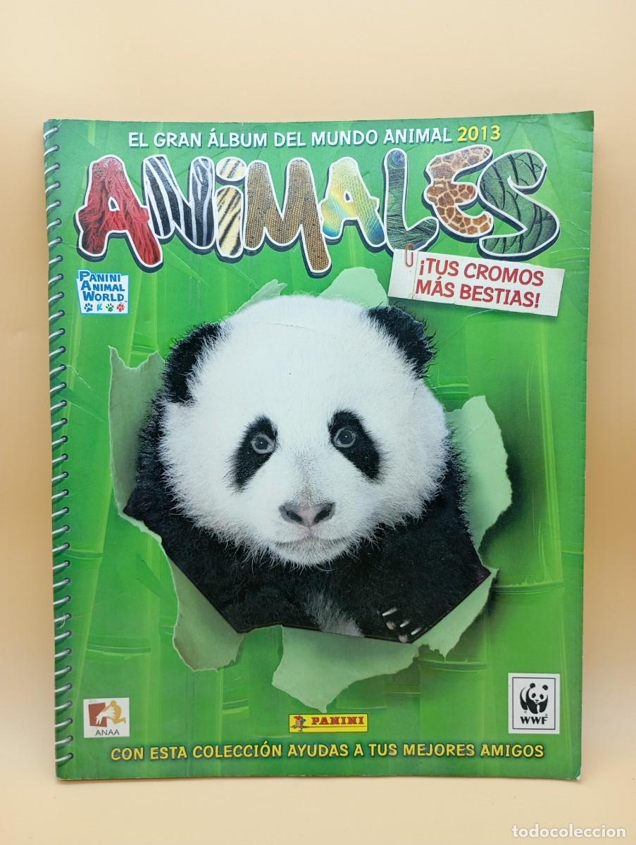 Cromos de f&uacute;tbol: ALBUM INCOMPLETO ANIMALES PANINI