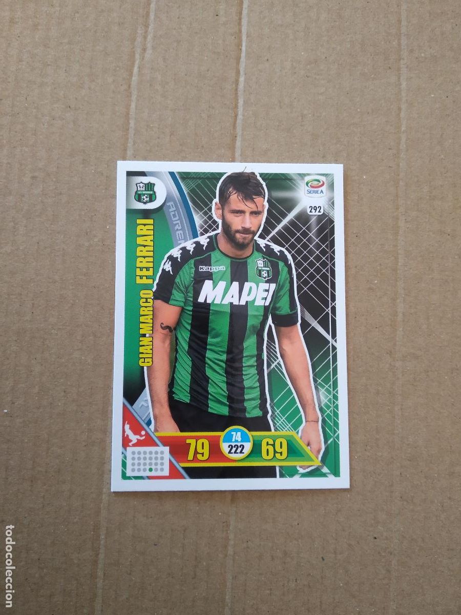 Cromos de f&uacute;tbol: 292 FERRARI SASSUOLO CROMO FUTBOL PANINI LIGA ITALIA 2017-2018 CALCIATORI ADRENALYN 17-18