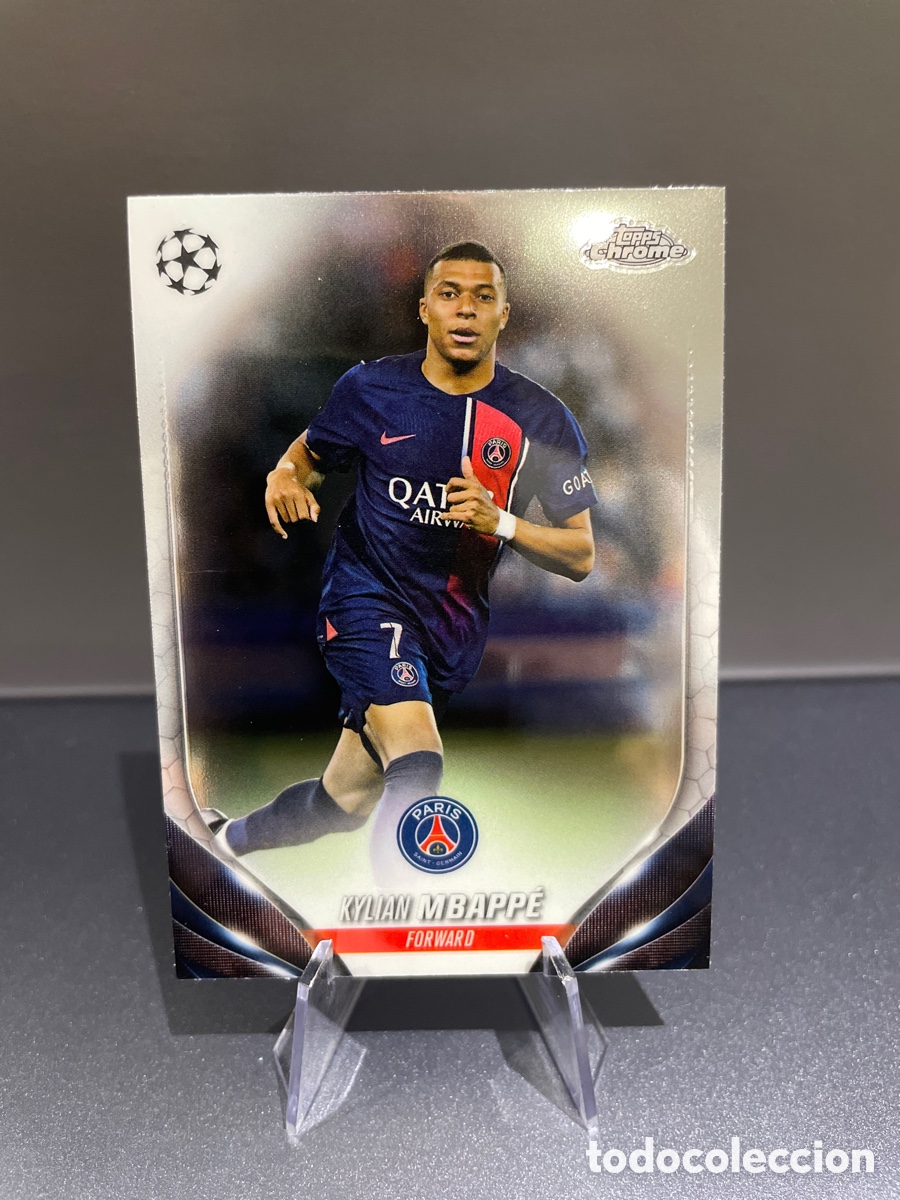 Cromos de f&uacute;tbol: Mbappe 21 Topps Chrome 2024 PSG - Foto 1