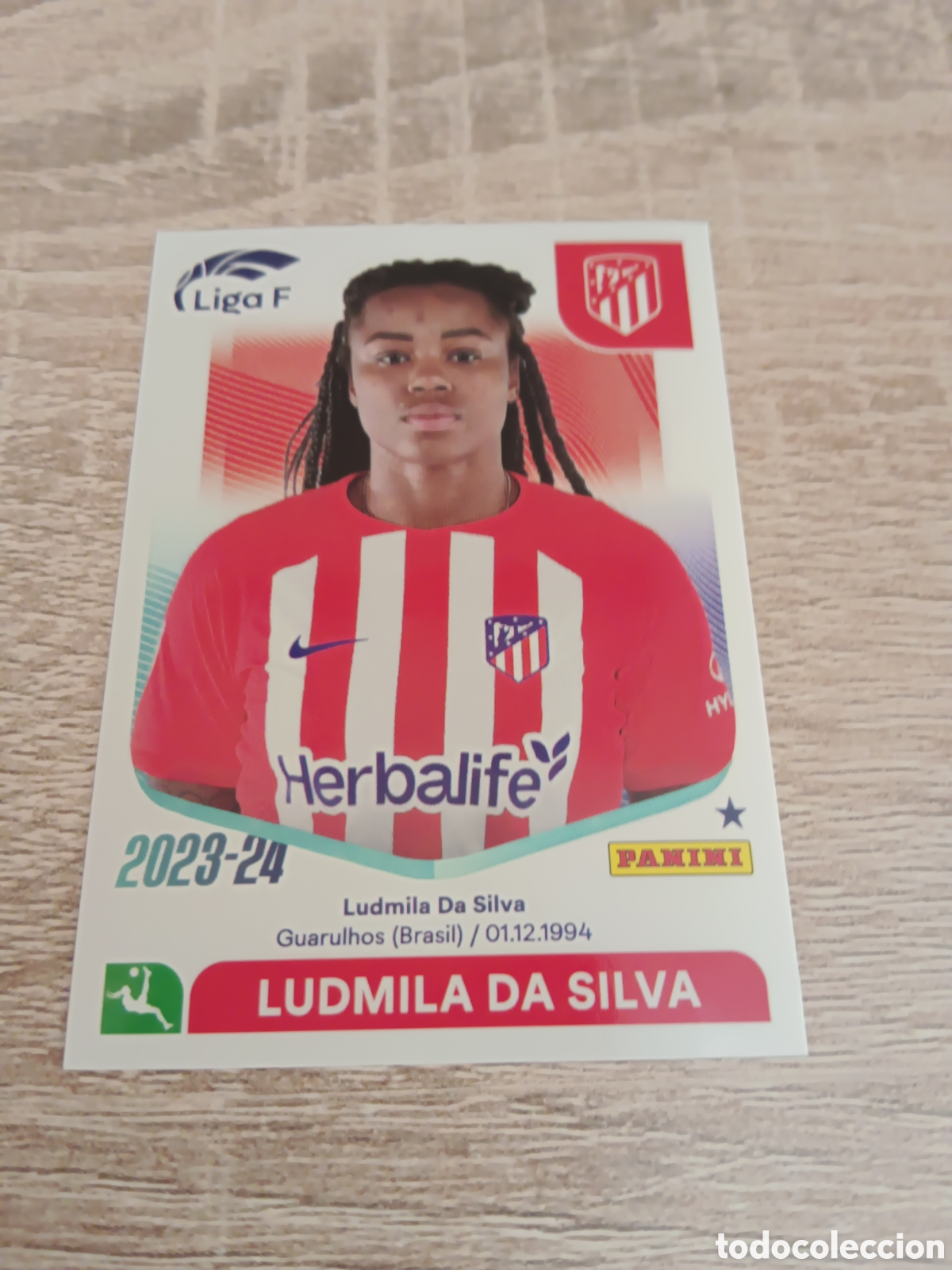 Fu&szlig;ball-Sticker: Panini liga femenina 2023 2024 23 24 37 Ludmila Da Silva Atl&eacute;tico de Madrid