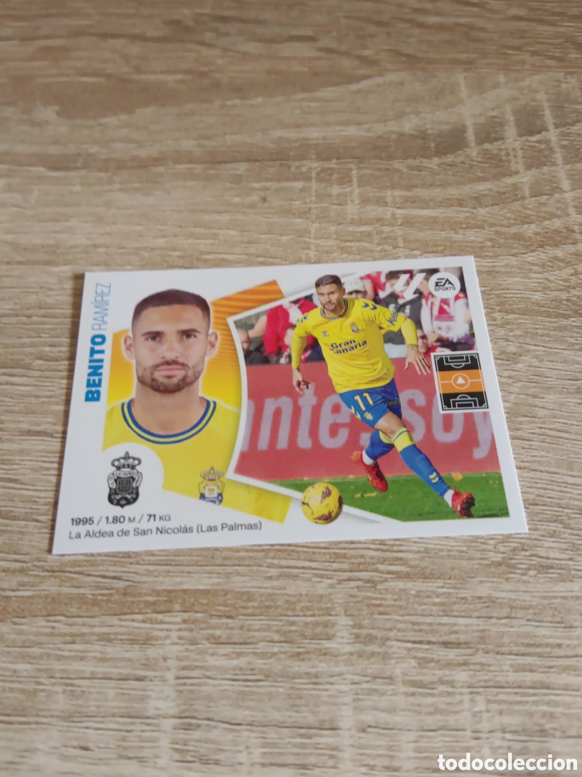Fu&szlig;ball-Sticker: Benito Las Palmas liga 2024 2025 24 25 ediciones este