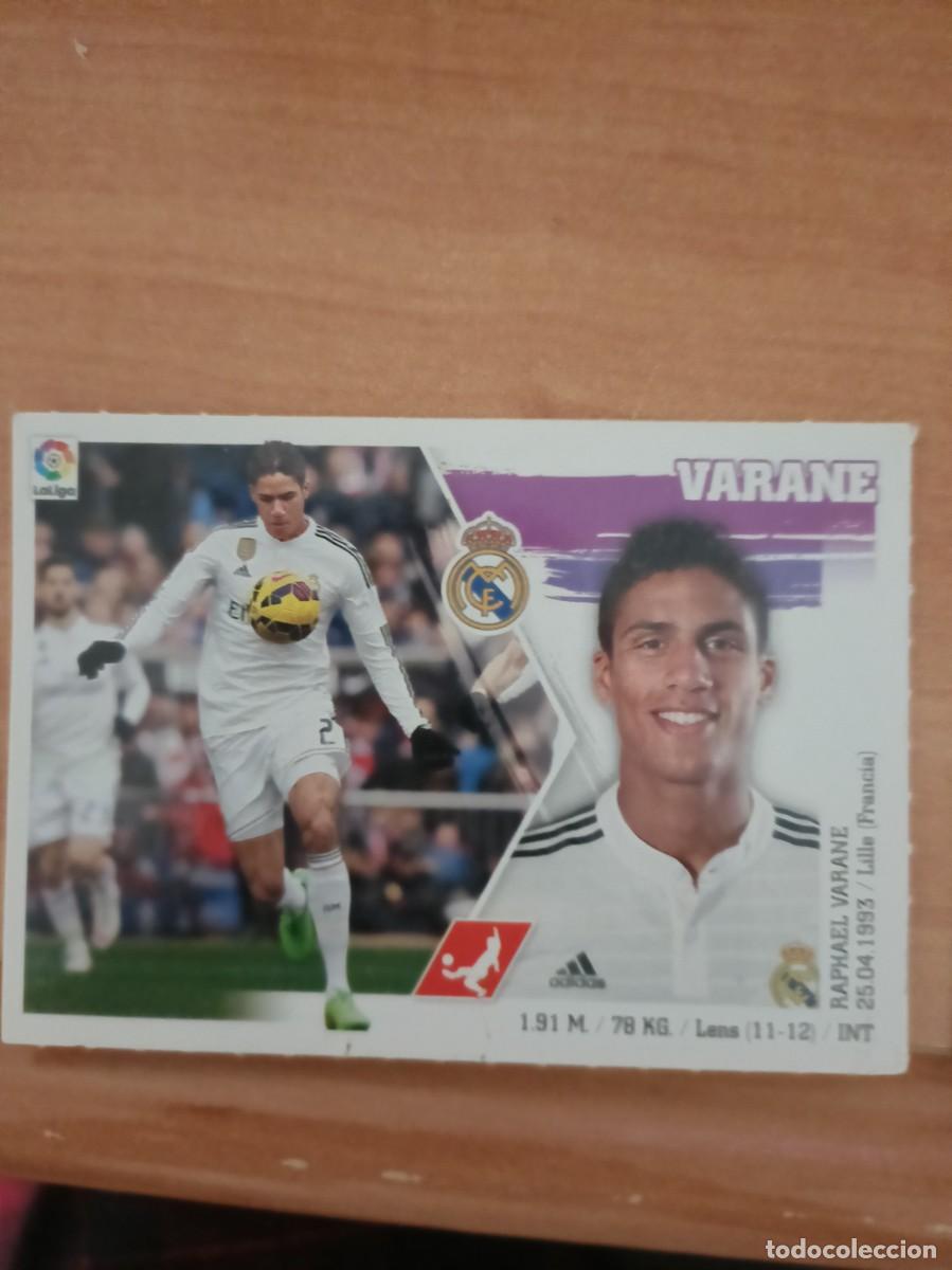 Cromos de f&uacute;tbol: varane, liga 2015 16 - Foto 1