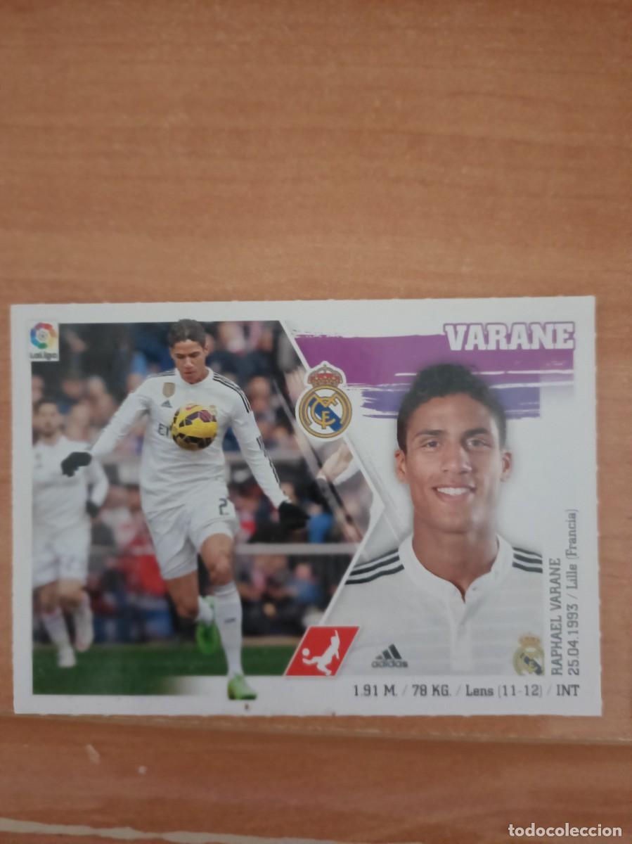 Cromos de f&uacute;tbol: varane, liga 2015 16 - Foto 1