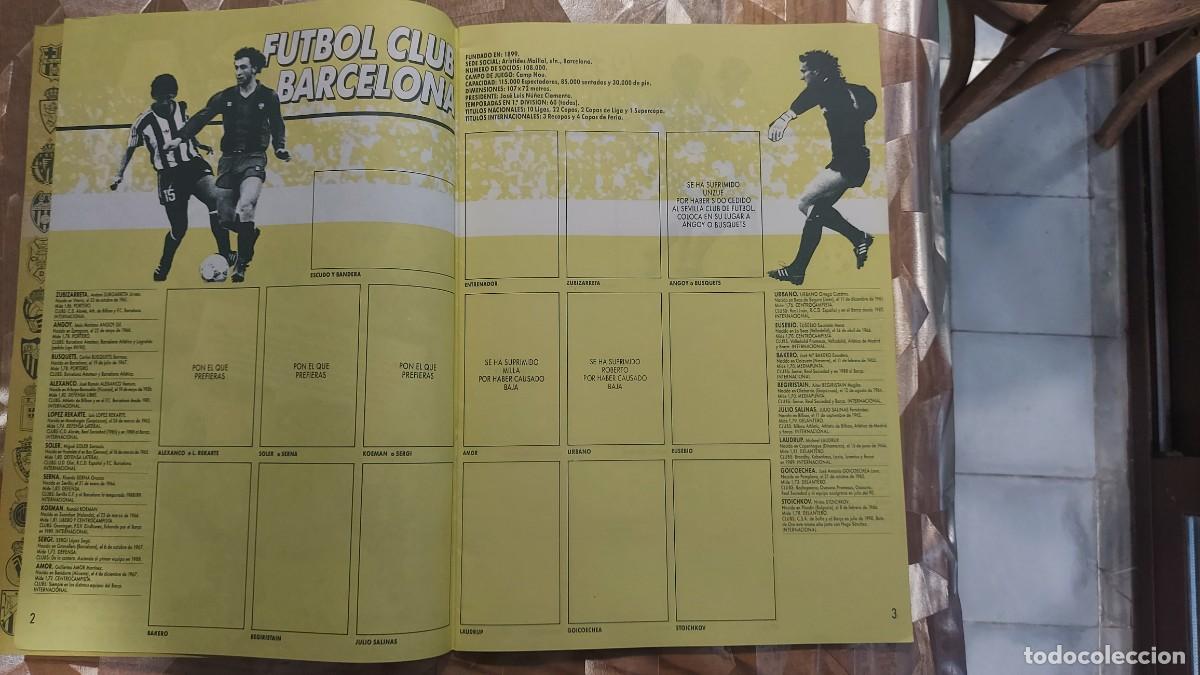 Cromos de f&uacute;tbol: Album este 90 91 vacio plancha. - Foto 3