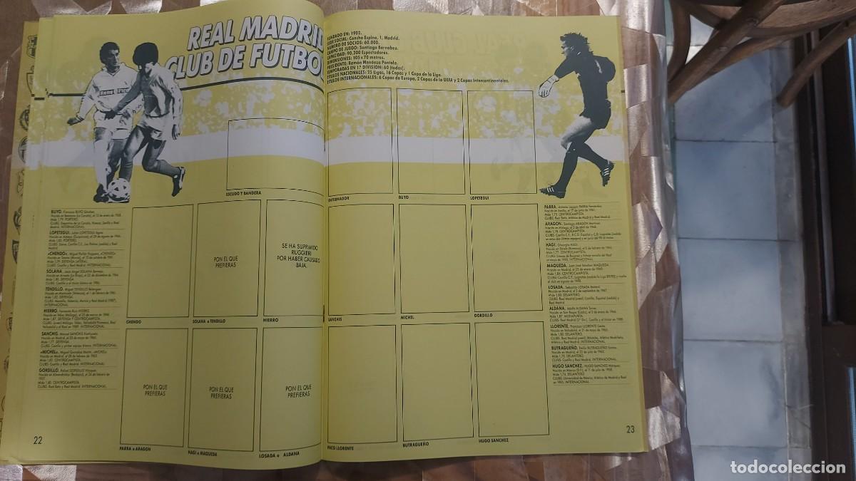 Cromos de f&uacute;tbol: Album este 90 91 vacio plancha. - Foto 4