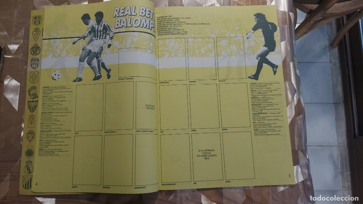 Cromos de f&uacute;tbol: Album este 90 91 vacio plancha. - Foto 5