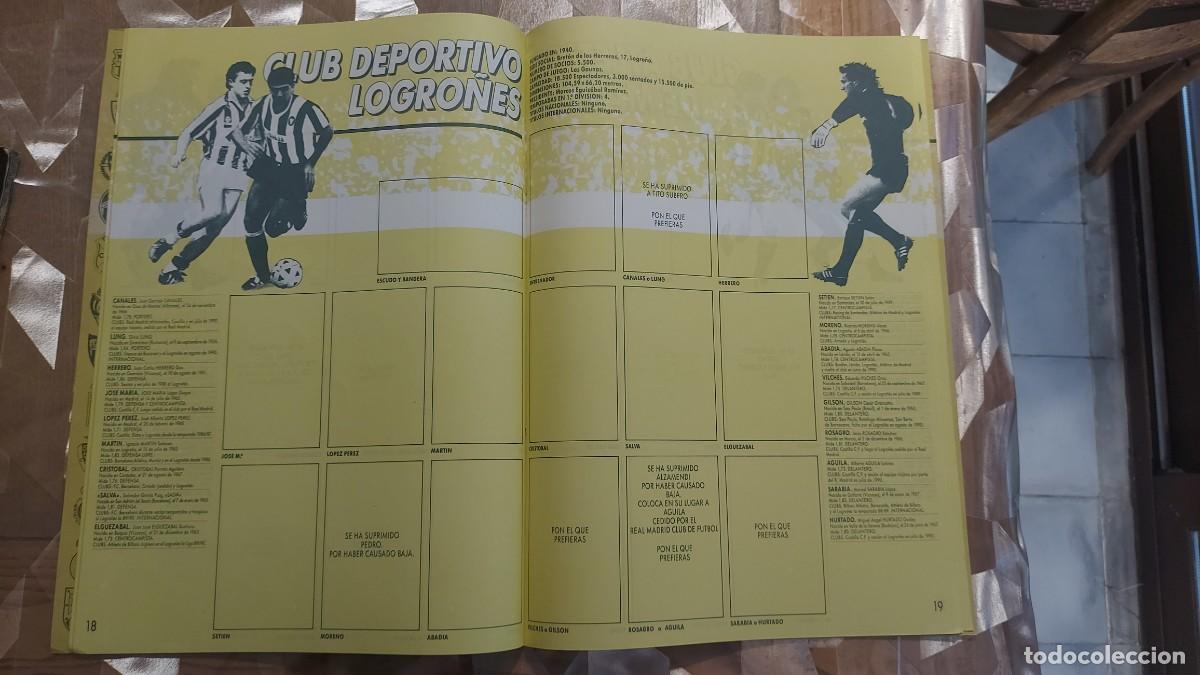 Cromos de f&uacute;tbol: Album este 90 91 vacio plancha. - Foto 6