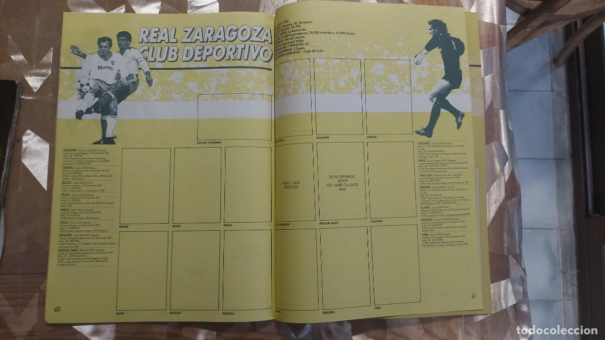 Cromos de f&uacute;tbol: Album este 90 91 vacio plancha. - Foto 7