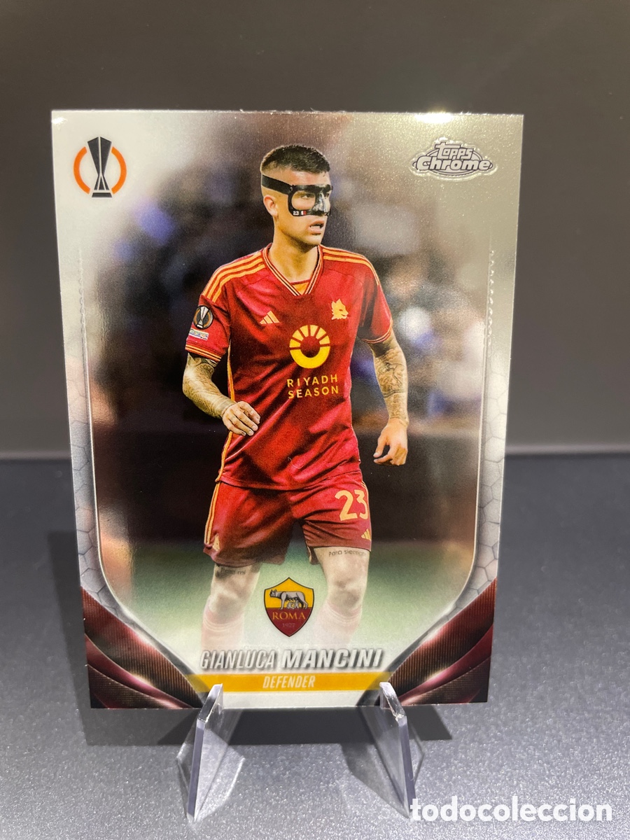 Cromos de f&uacute;tbol: Mancini 47 Topps Chrome 2024 Roma - Foto 1