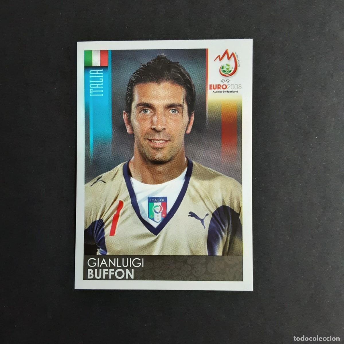 Cromos de F&uacute;tbol: CROMO FUTBOL EURO 2008 PANINI 286.BUFFON-ITALIA-NUNCA PEGADO-TRASERA MADE IN ITALY