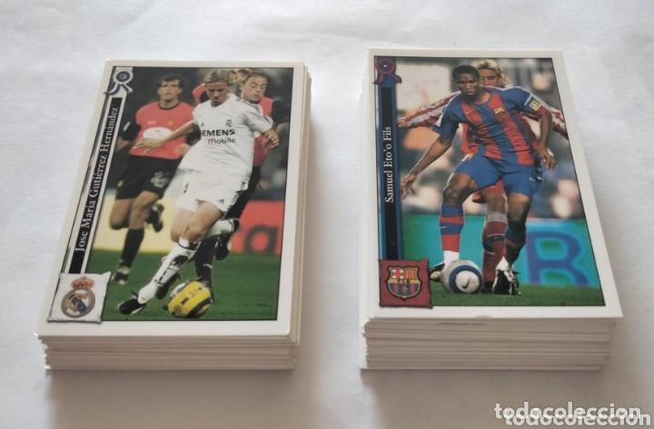 Fu&szlig;ball-Sticker: Lote de 66 Fichas de La Liga 05-06 Mundicromo