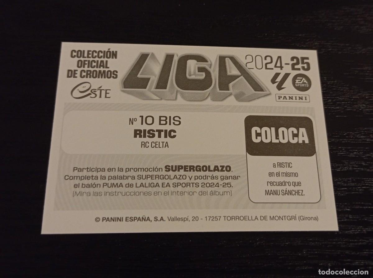 Cromos de f&uacute;tbol: -ESTE 24-25 : RISTIC ( CELTA ) -- COLOCA II -- - Foto 2