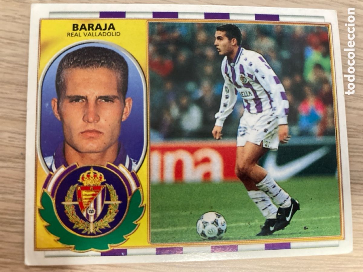 Cartes &agrave; collectionner de Football: BARAJA BAJA REAL VALLADOLID EDICIONES ESTE 96 97 1996 1997 NUNCA PEGADO SIN PEGAR