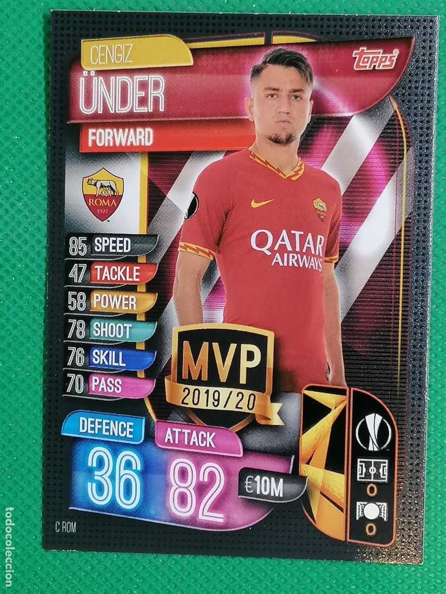 Cromos de F&uacute;tbol: C ROM UNDER ROMA MVP ⚽ TOPPS MATCH ATTAX CHAMPIONS 19 20 2019 2020 ⚽