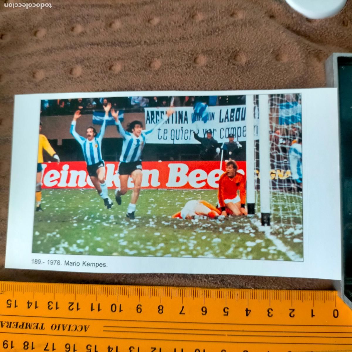 Cromos de F&uacute;tbol: pegatina cromo adhesivo troquelado - FUTBOL ARGENTINA MARIO KEMPES CHIODI