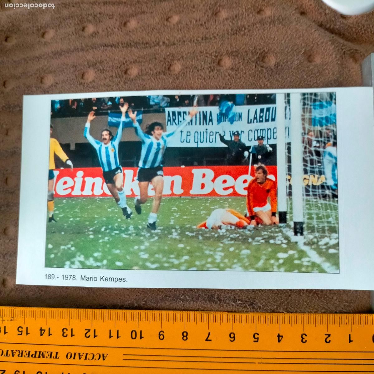 Cromos de F&uacute;tbol: pegatina cromo adhesivo troquelado - FUTBOL ARGENTINA MARIO KEMPES CHIODI