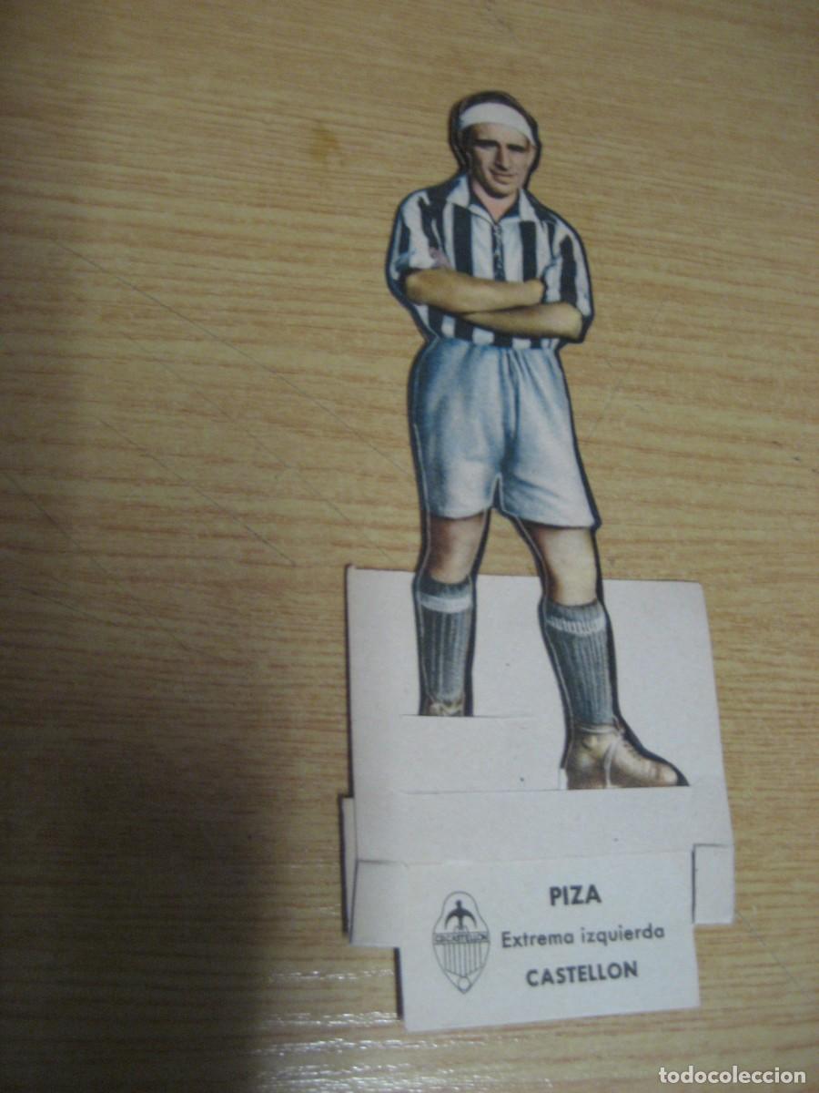 Cromos de F&uacute;tbol: antiguo cromo troquelado Pizza Club deportivo futbol Castellon As Ed bruguera