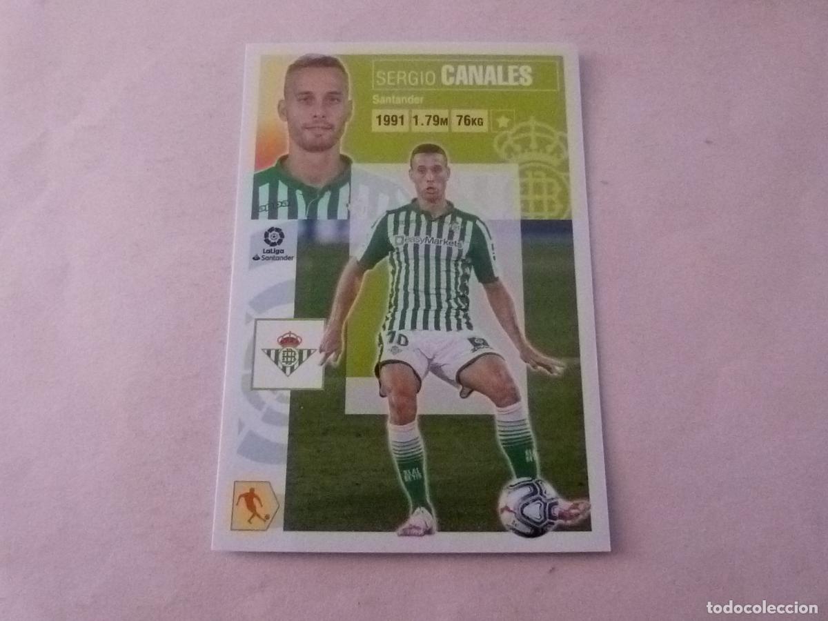 Cromos de Futebol: CROMO FUTBOL CANALES REAL BETIS BALOMPIE SIN PEGAR N&ordm; 13 LIGA ESTE 2020-2021/20-21