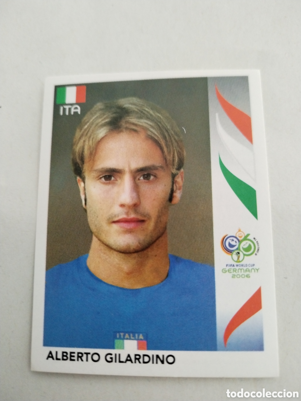 Cromos de f&uacute;tbol: Cromo f&uacute;tbol fifa world cup Germany 2006 panini Italia Gilardino 336