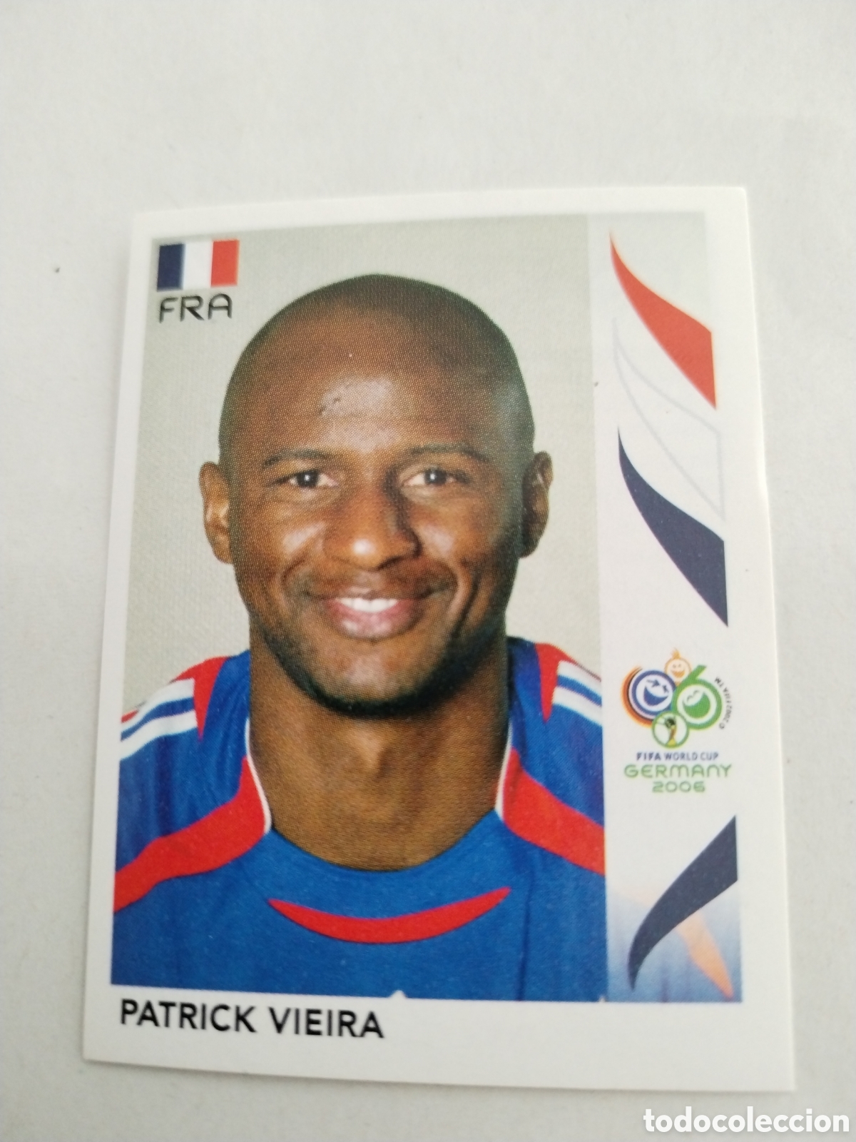 Cromos de f&uacute;tbol: Cromo f&uacute;tbol fifa world cup Germany 2006 panini Francia Vieira 466