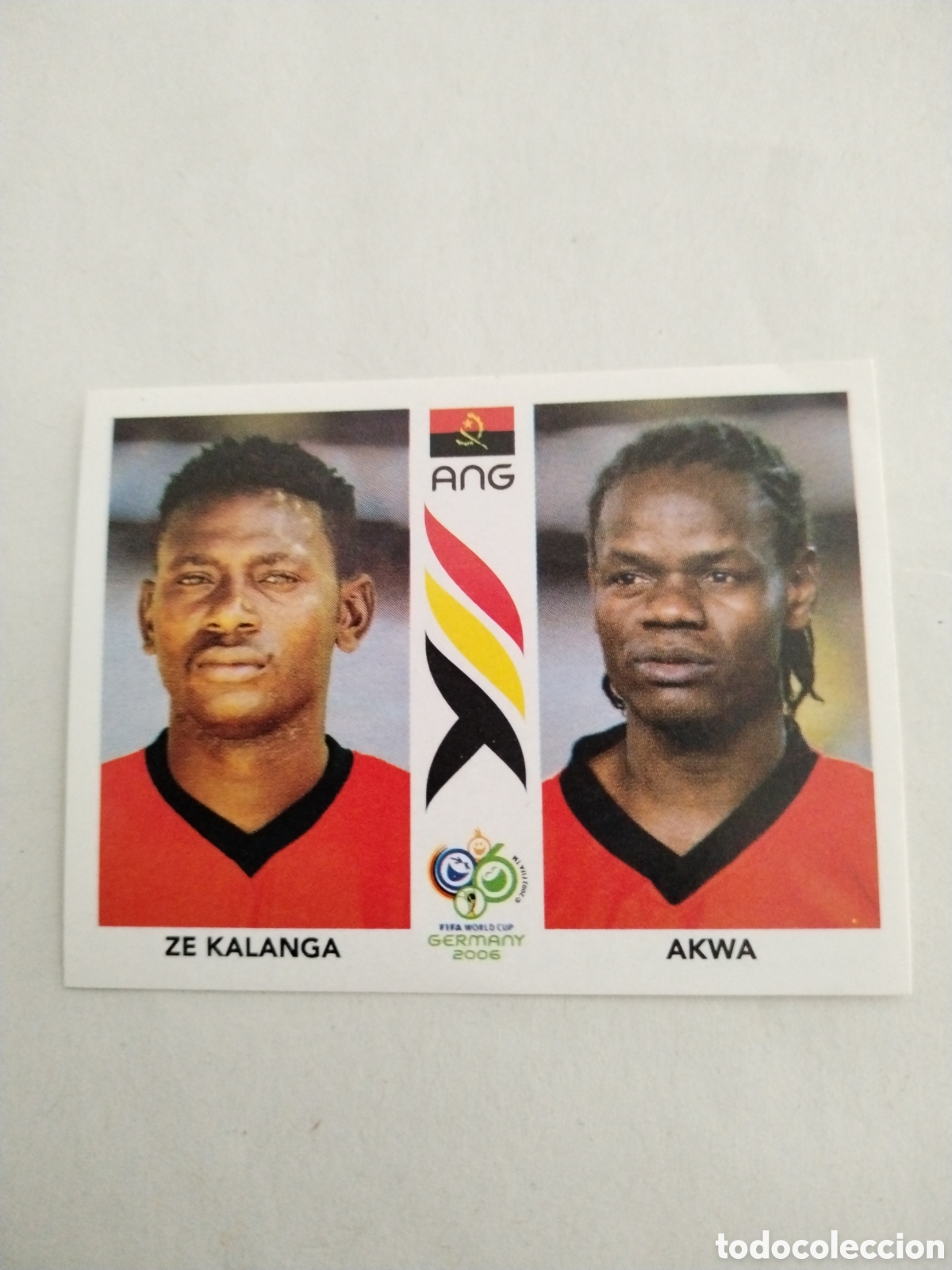 Cromos de F&uacute;tbol: Cromo f&uacute;tbol fifa world cup Germany 2006 panini Angola Ze Kalanga Akwa 308