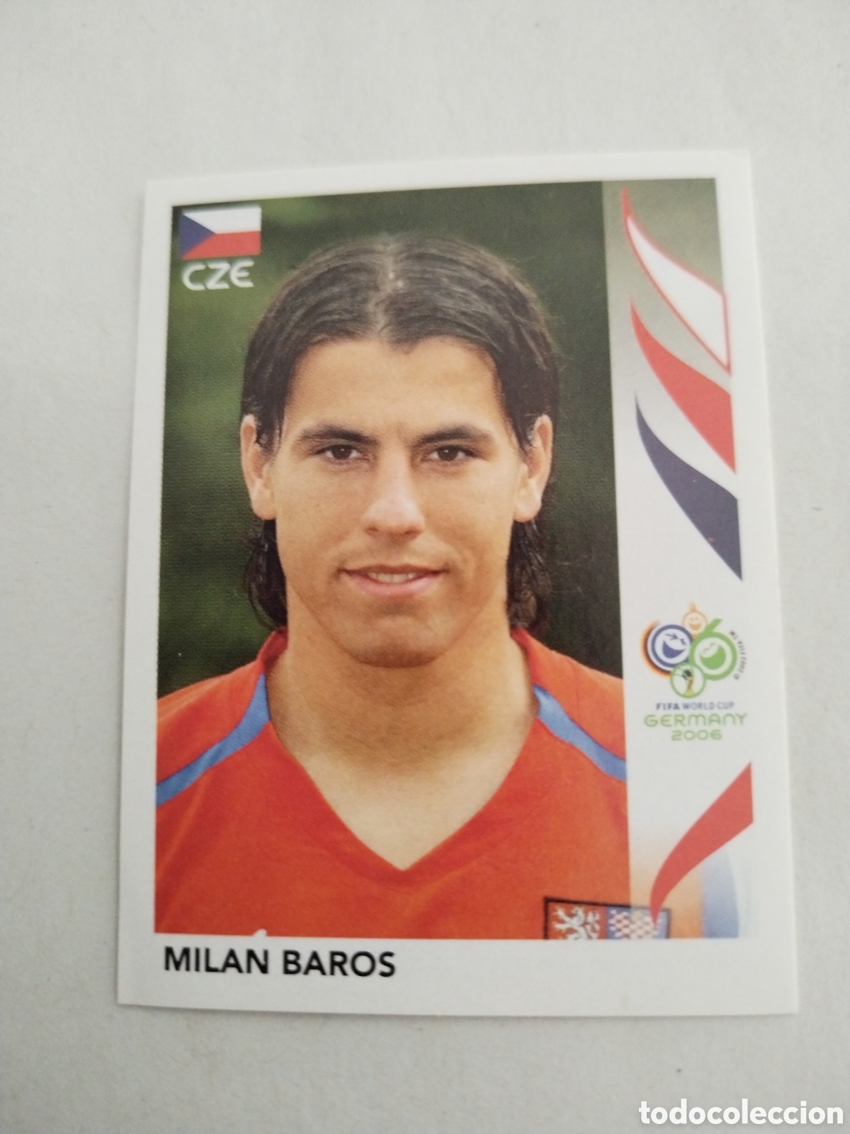 Cromos de F&uacute;tbol: Cromo f&uacute;tbol fifa world cup Germany 2006 panini Rep&uacute;blica Checa Baros 374