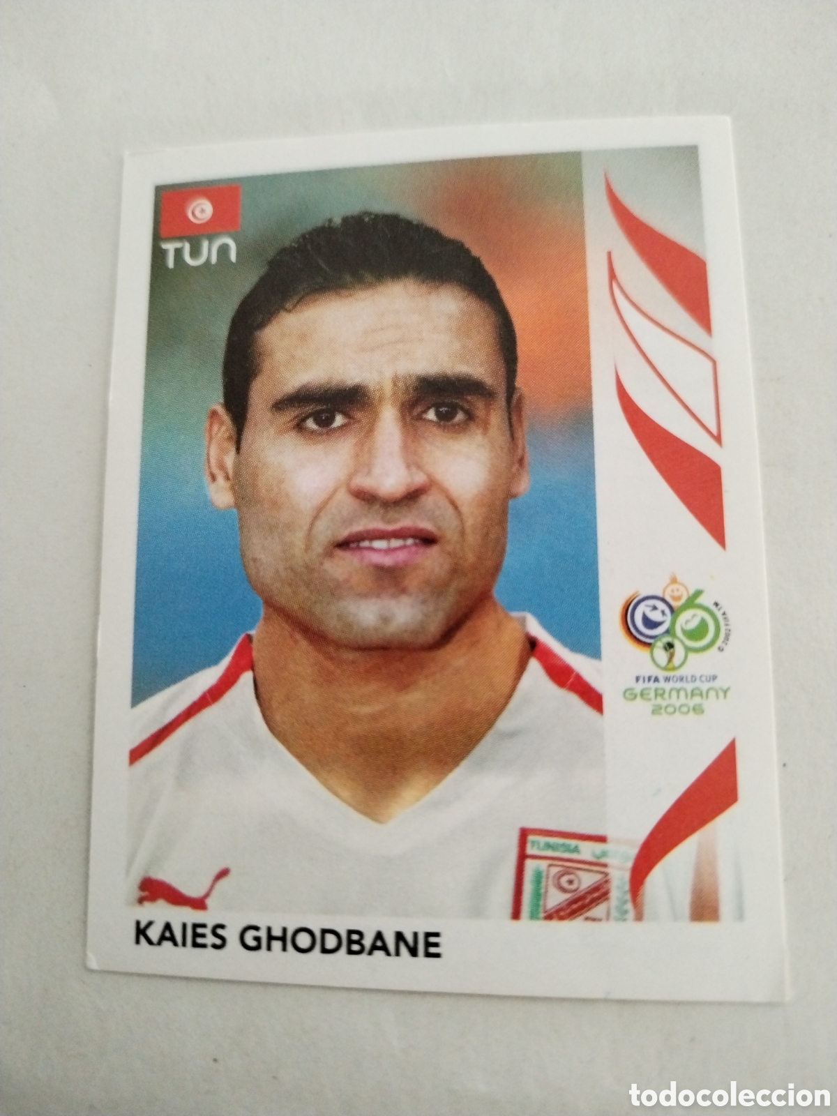 Cromos de F&uacute;tbol: Cromo f&uacute;tbol fifa world cup Germany 2006 panini T&uacute;nez Ghobdane 580