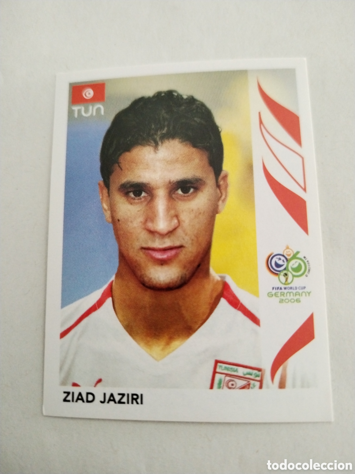 Cromos de F&uacute;tbol: Cromo f&uacute;tbol fifa world cup Germany 2006 panini T&uacute;nez Jaziri 584