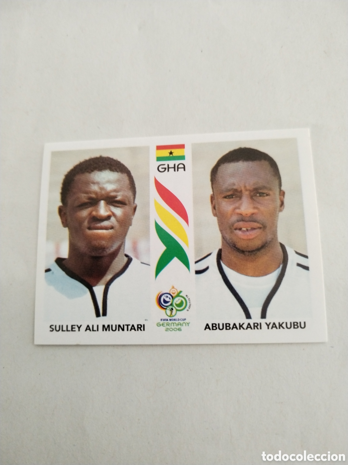 Cromos de F&uacute;tbol: Cromo f&uacute;tbol fifa world cup Germany 2006 panini Ghana Ali Muntari Yakubu 318