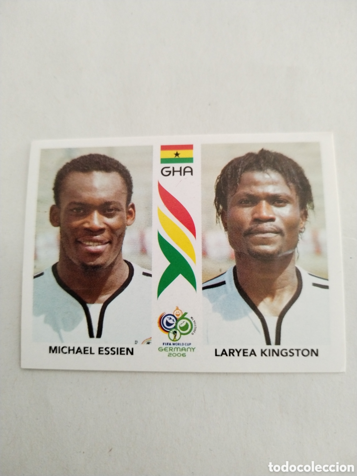 Cromos de F&uacute;tbol: Cromo f&uacute;tbol fifa world cup Germany 2006 panini Ghana Essien Kingston 317