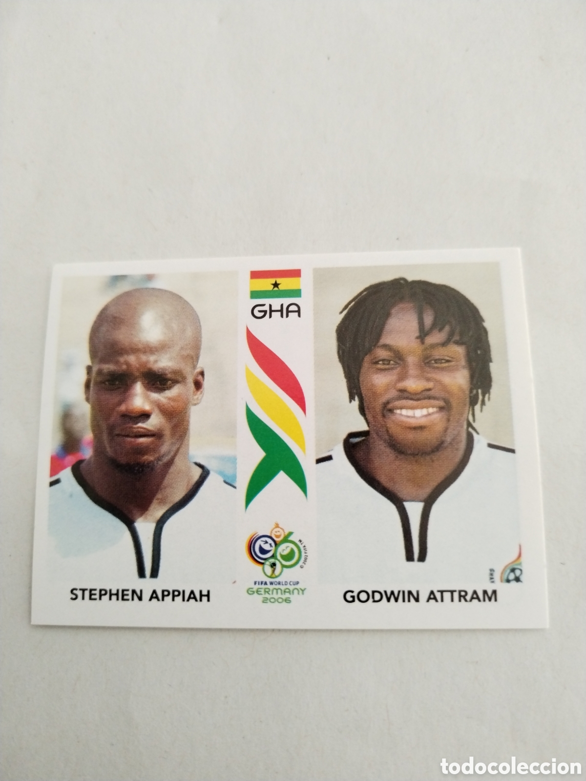 Cromos de F&uacute;tbol: Cromo f&uacute;tbol fifa world cup Germany 2006 panini Ghana Appiah Attram 316