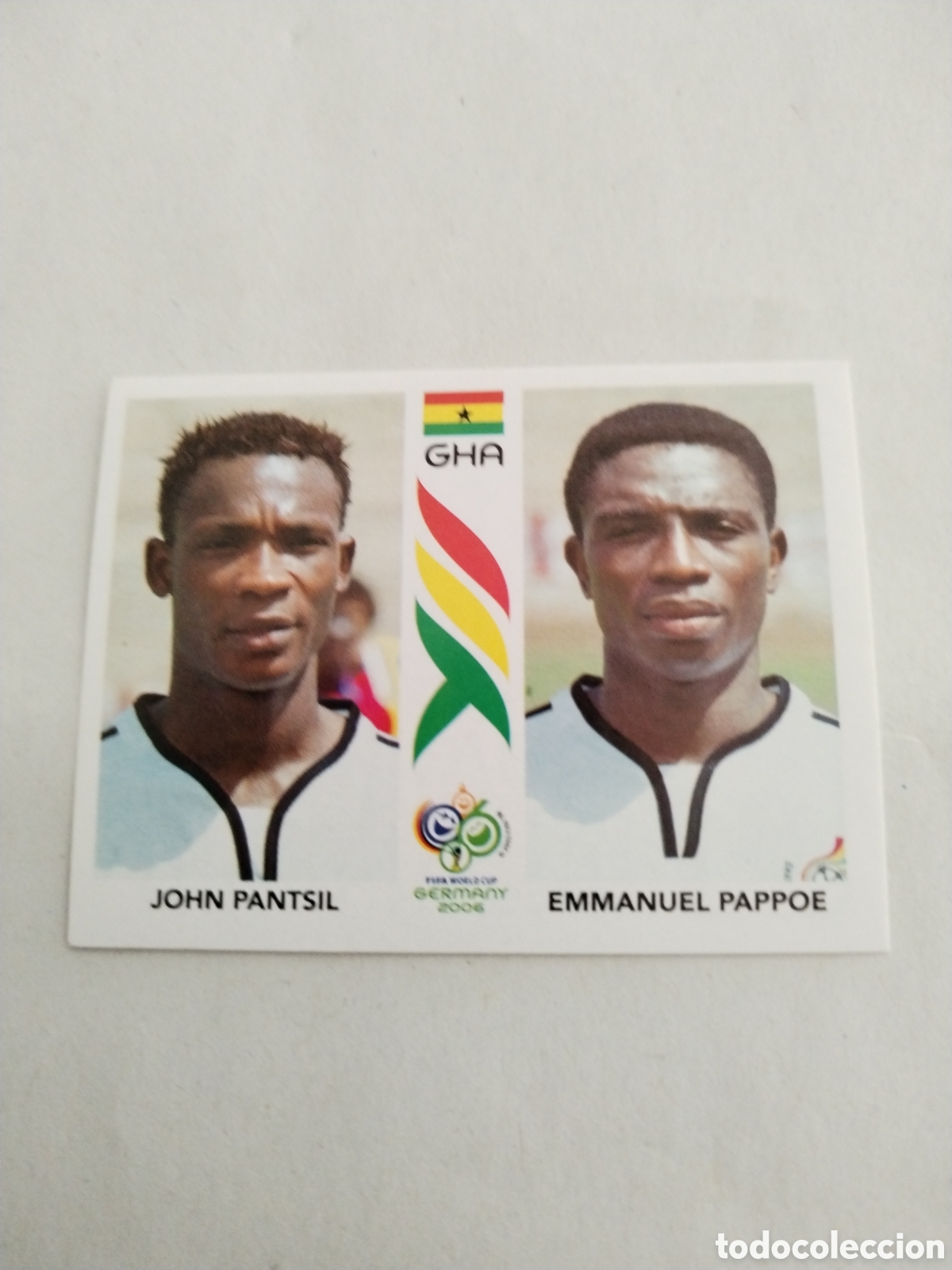Cromos de F&uacute;tbol: Cromo f&uacute;tbol fifa world cup Germany 2006 panini Ghana Pantsil Pappoe 315