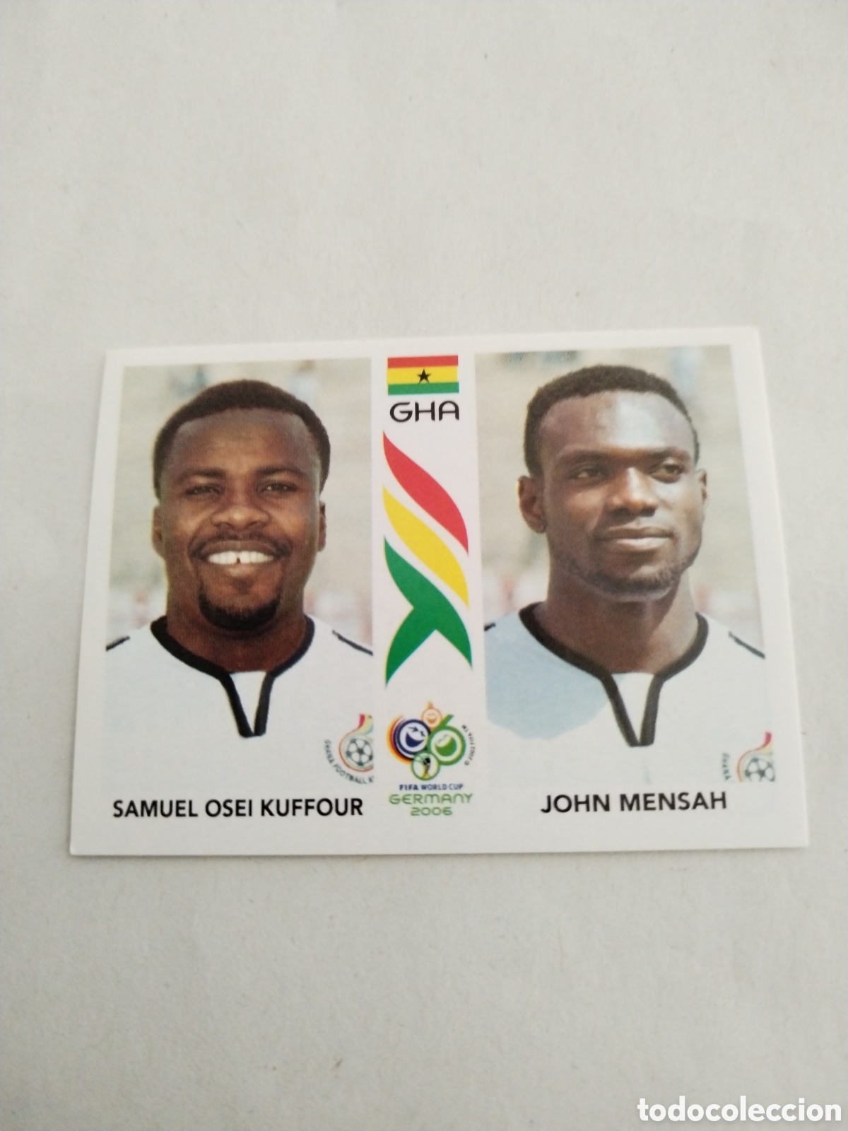 Cromos de F&uacute;tbol: Cromo f&uacute;tbol fifa world cup Germany 2006 panini Ghana Kuffour Mensah 314