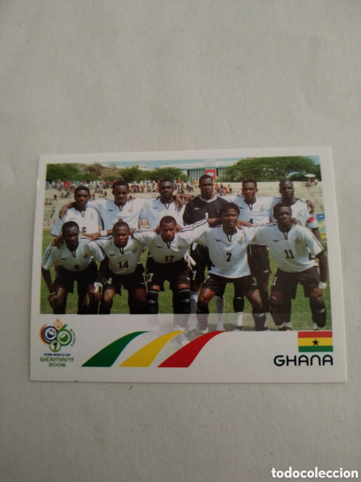 Cromos de F&uacute;tbol: Cromo f&uacute;tbol fifa world cup Germany 2006 panini Ghana equipo 312