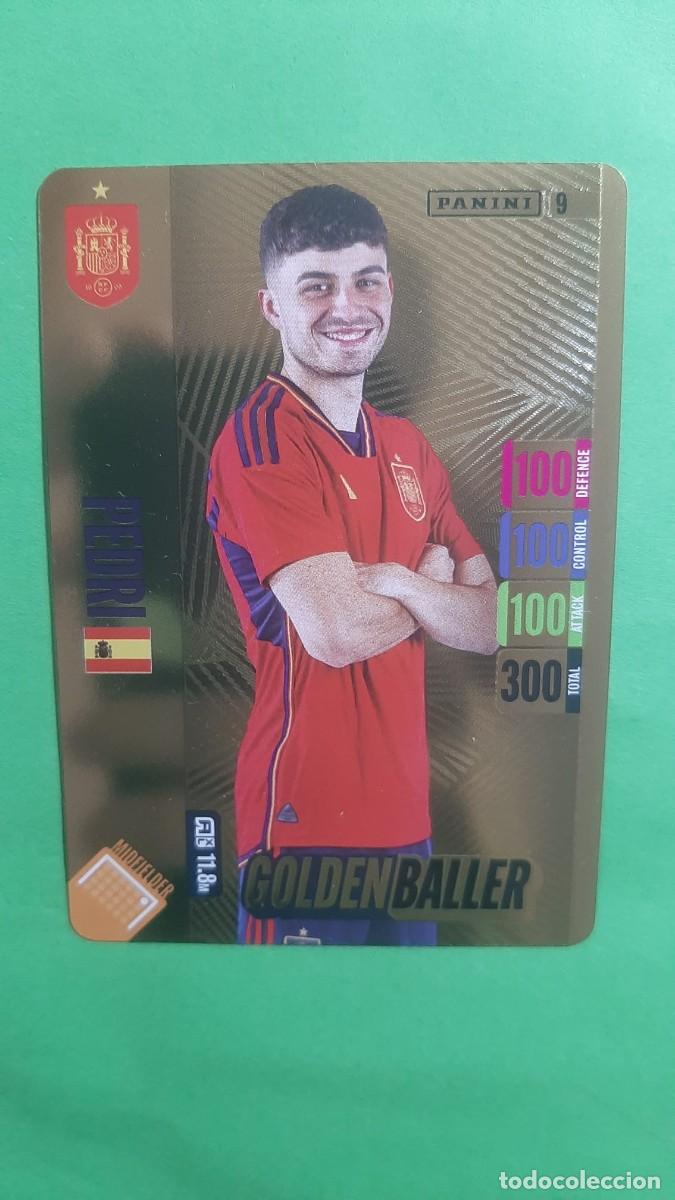 Cromos de f&uacute;tbol: Balon oro 9. Golden Baller Pedri (Espa&ntilde;a) Tournament Edition England Adrenalyn Euro 24