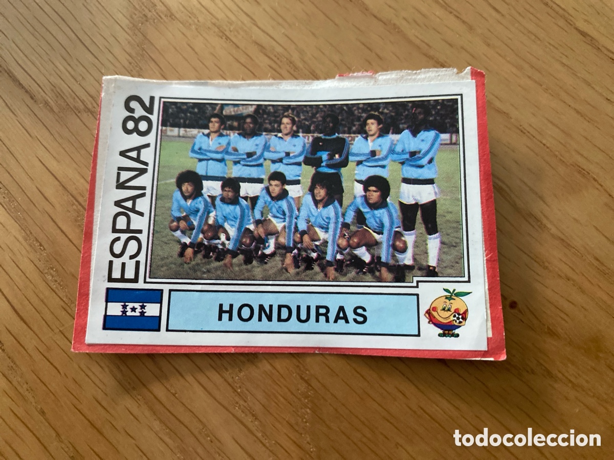 Cromos de F&uacute;tbol: Cromo panini mundial Espa&ntilde;a 82 n&uacute;mero 347 Honduras Team - Sticker album world cup Spain 1982