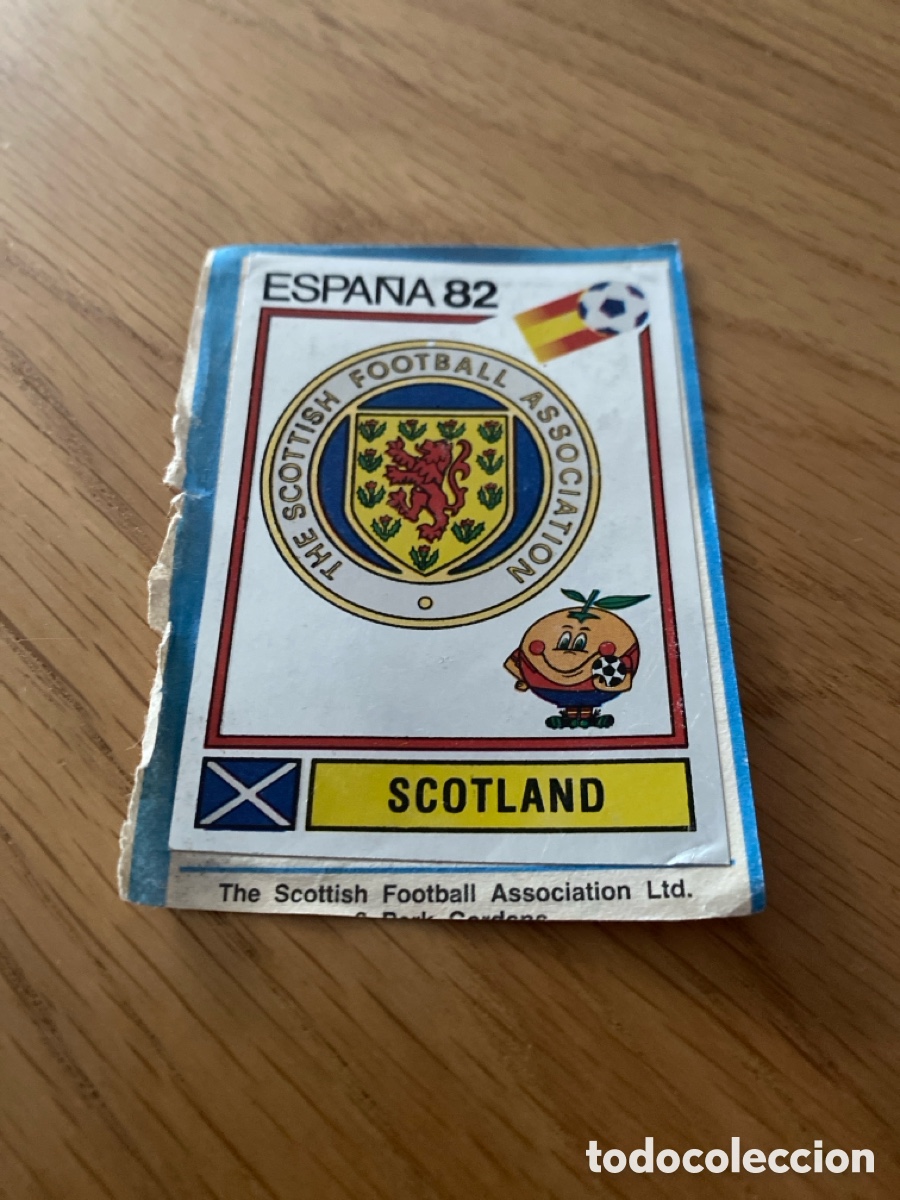 Cromos de F&uacute;tbol: Cromo panini mundial Espa&ntilde;a 82 n&uacute;mero 400 escudo - Sticker album world cup Spain 1982