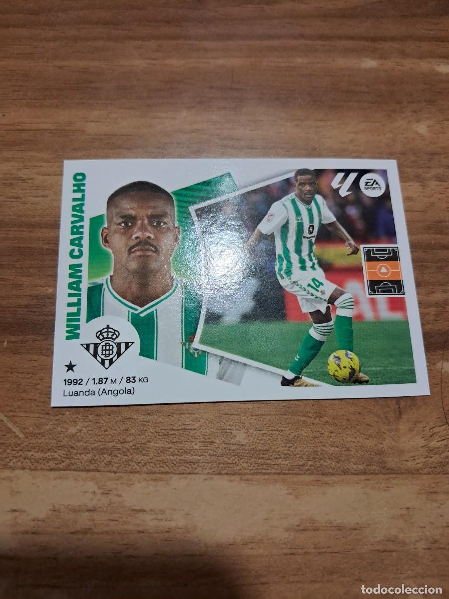 Cromos de F&uacute;tbol: CROMO COLECCIONES ESTE TEMPORADA 24/25: WILLIAM CARVALHO (BETIS), N&deg; 14B