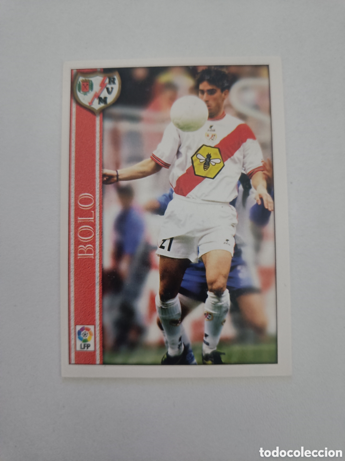 Figurine di Calcio: Fichas liga 2001 mundicromo 189 bolo rayo