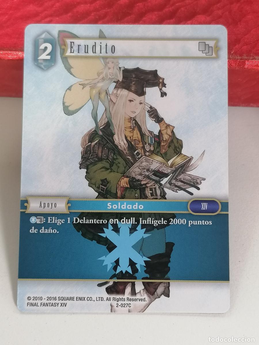 Cromos de F&uacute;tbol: 2-027C ERUDITO ICE HIELO APOYO BACKUP OPUS II FINAL FANTASY TCG