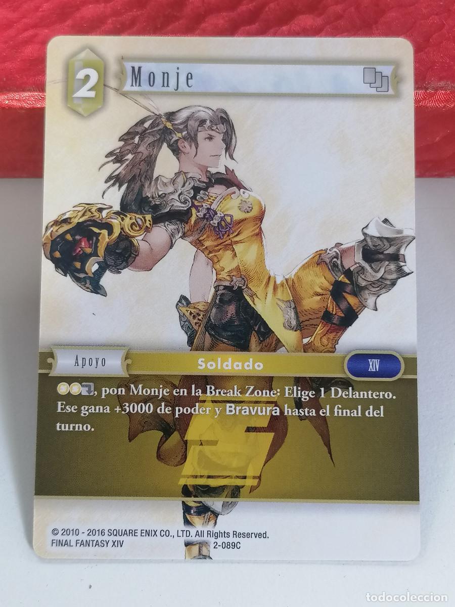 Cromos de F&uacute;tbol: 2-089C MONJE MONK APOYO BACKUP OPUS II FINAL FANTASY TCG