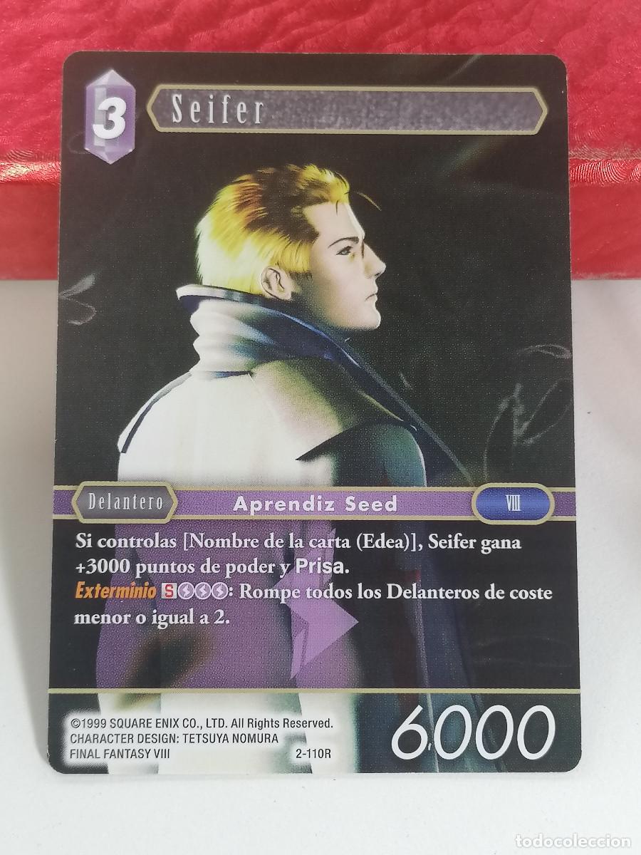 Cromos de F&uacute;tbol: 2-110R SEIFER RARE DELANTERO FORWARD LIGHTNING OPUS II FINAL FANTASY TCG