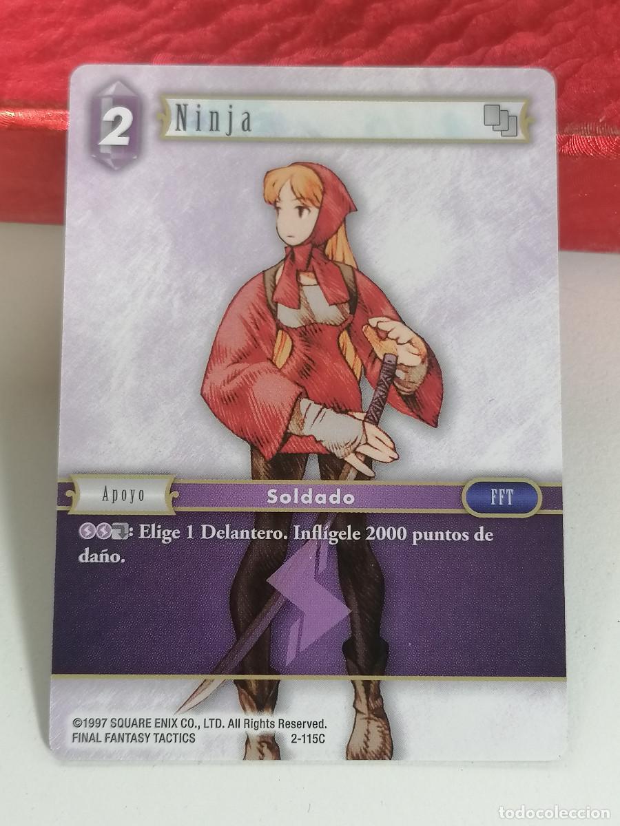 Cromos de F&uacute;tbol: 2-115C NINJA APOYO BACKUP LIGHTNING OPUS II FINAL FANTASY TCG